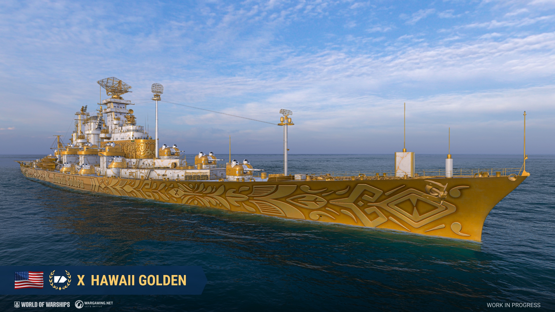 Hawaii Golden: Tier X American Premium Cruiser 1951