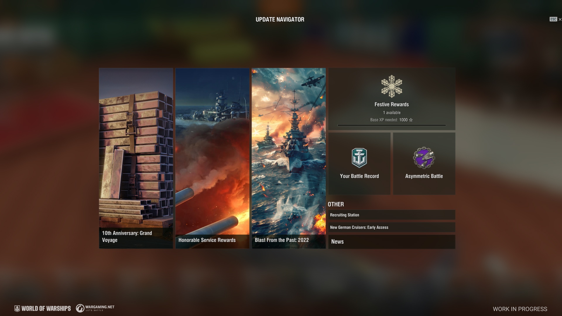 Update Navigator interface
