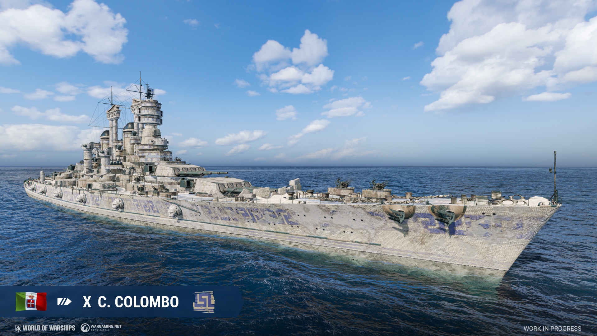The Salt & Stone permanent camouflage for Cristoforo Colombo