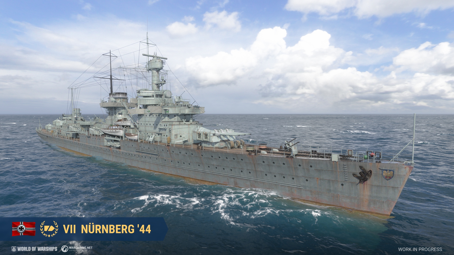 German Tier VII Cruiser Nürnberg '44