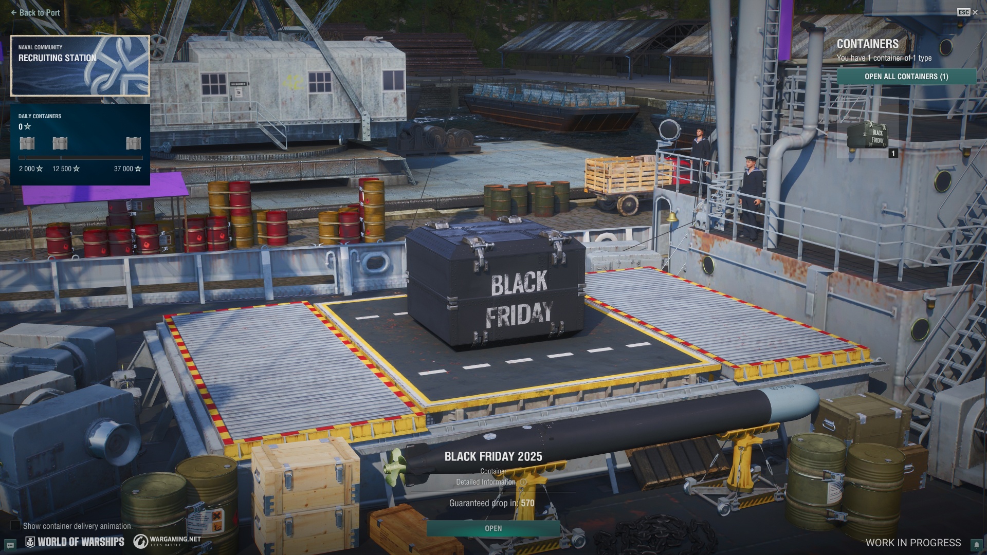 Black Friday 2025 Container
