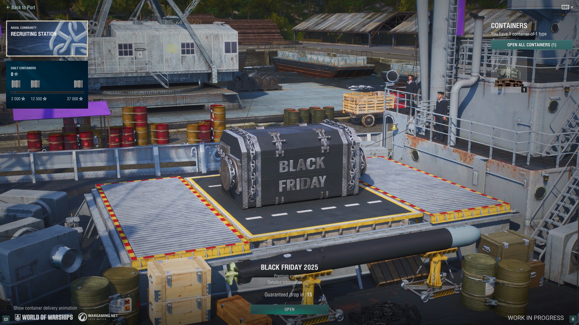 Black Friday 2025 Premium Container