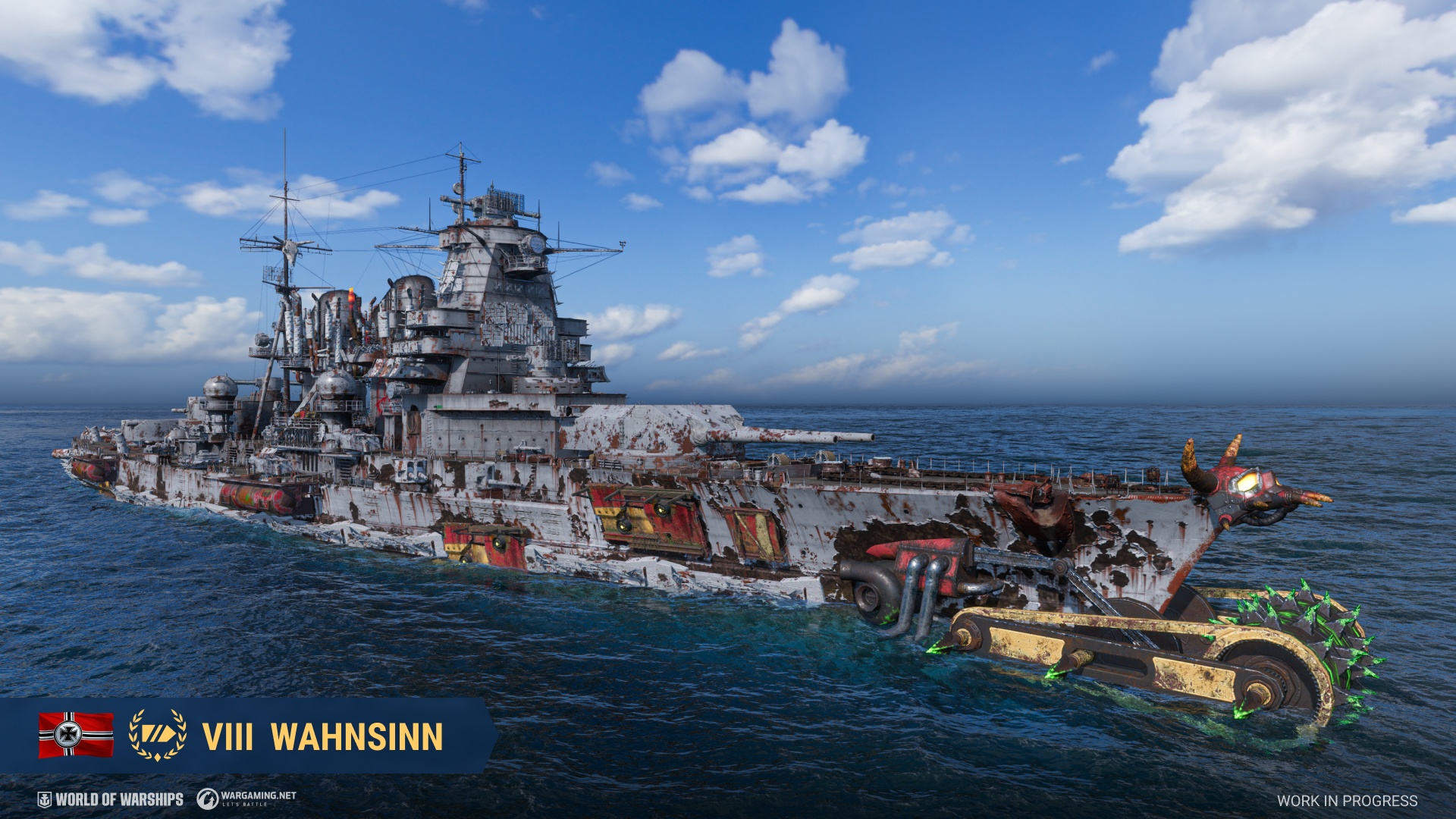 Wahnsinn: Tier VIII German Chaos Battleship 1944