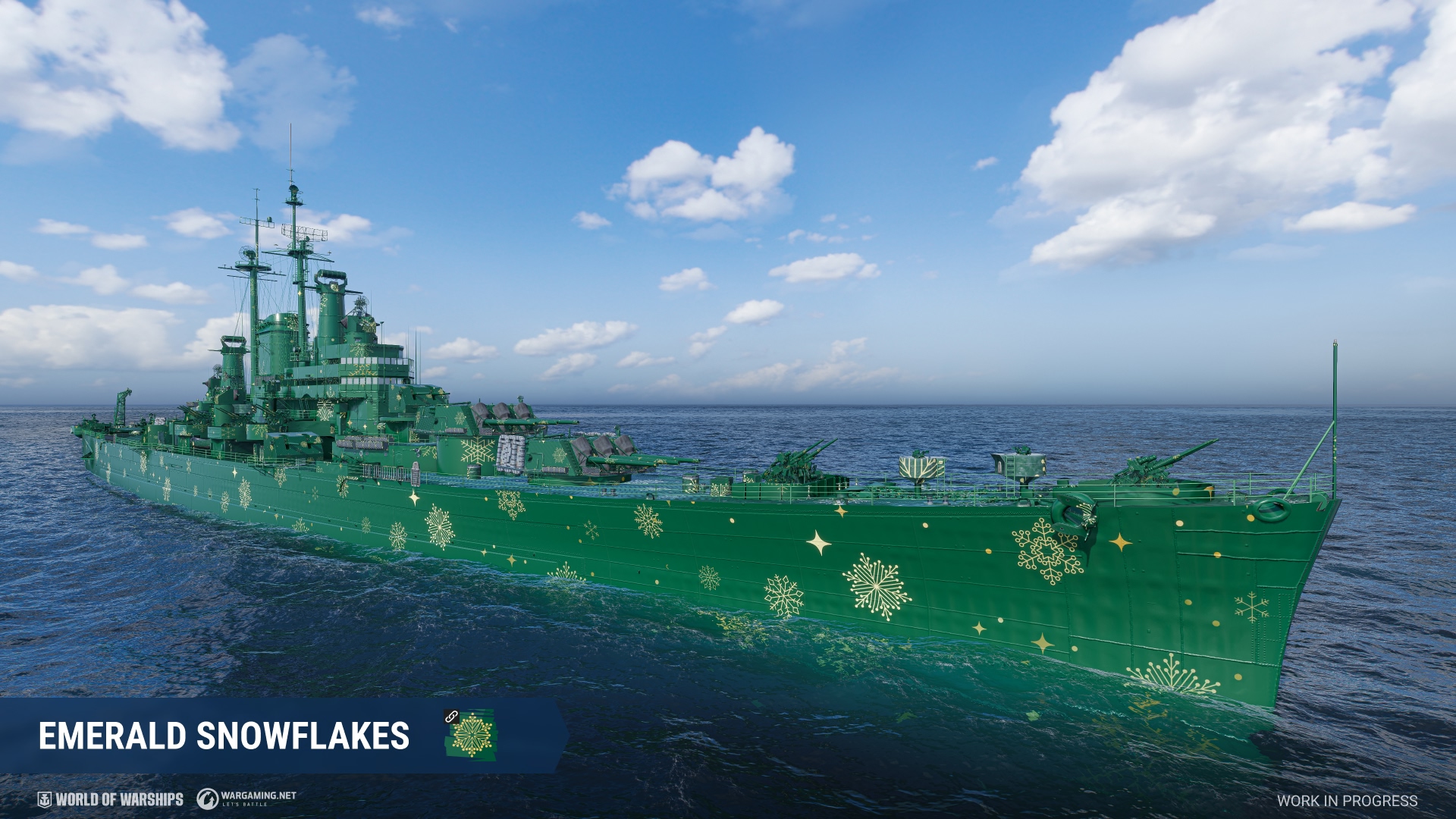 Emerald Snowflakes permanent camouflage